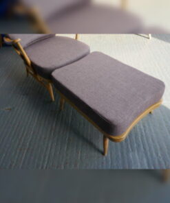 Ercol 341 Footstool Cushion in our Dark Heather Tweed
