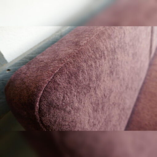 Ercol 355 Studio Couch Purple Chenille Complete set of Cushions and Covers - Image 5