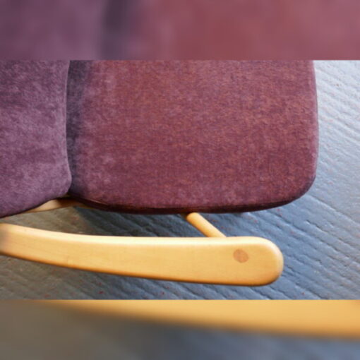 Ercol 203 Seat and Back Cushion in Purple Chenille - Image 4