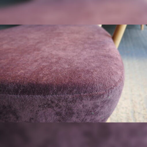 Ercol 203 Seat and Back Cushion in Purple Chenille - Image 8