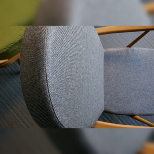 Ercol 203 Seat and Back Cushion in Soft Feel Good Deal Grey - Image 7
