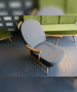 Ercol 203 Seat and Back Cushion in Mid Grey 92% wool