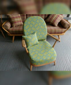 Ercol 203 Seat and Back Cushion in Camira Recycled Honecomb Swarm