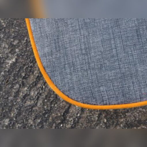 Ercol 203 Seat Cushion Grey with Jaffa Orange Piping - Image 5