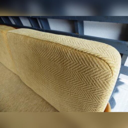 Ercol 355 Studio Couch Gold Zig Zag Complete set of Cushions and Covers