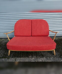 Ercol 203 2 Seater Settee Seat and Back Cushions Galgate Red
