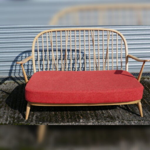 Ercol 203 2 Seater Settee Seat Cushion only in Galgate Red