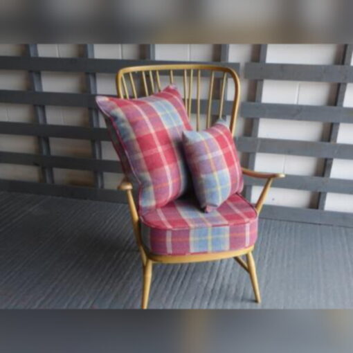 Ercol 477/478 Seat Cushion Balmoral Ruby - Image 6