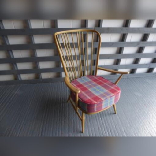 Ercol 477/478 Seat Cushion Balmoral Ruby - Image 9