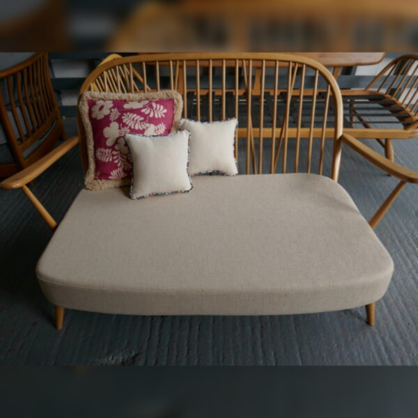 Ercol 203 2 Seater Settee Seat Mattress in Venetian Vanilla