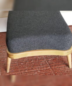 Ercol 341 Footstool Cushion in our Charcoal Grey Stitch from Camira