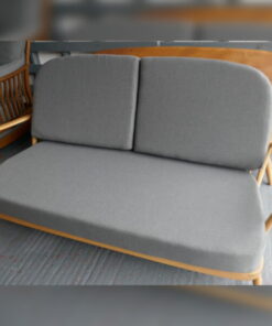 Ercol 203 3 Seater Mattress and Back Cushions in Mid Grey Stitch