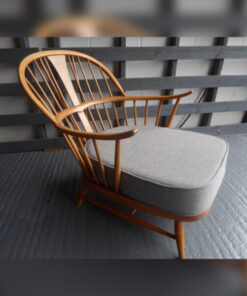 Ercol 501 Light Grey Piped Seat cushion