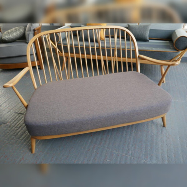 Ercol 203 2 Seater Settee Seat Mattress in Arran Chambray from Fryatts Fabric