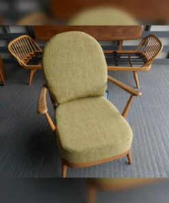 Ercol 203 Seat & Back Cushion in Green Genie Tweed