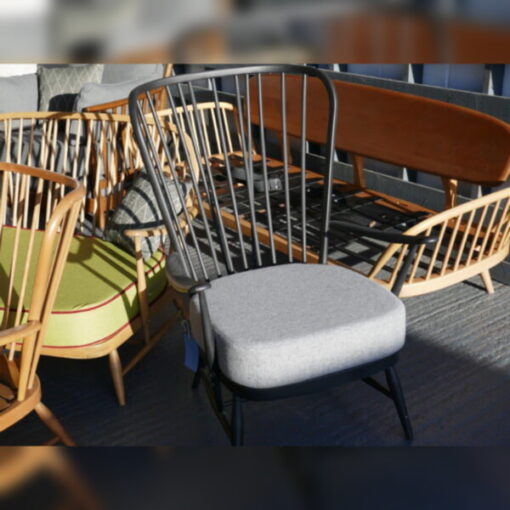 Ercol 203 Seat and Back Cushion in Oriental Toile - Image 8