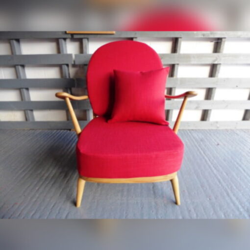 Ercol 203 Seat and Back Cushion in Apple Red