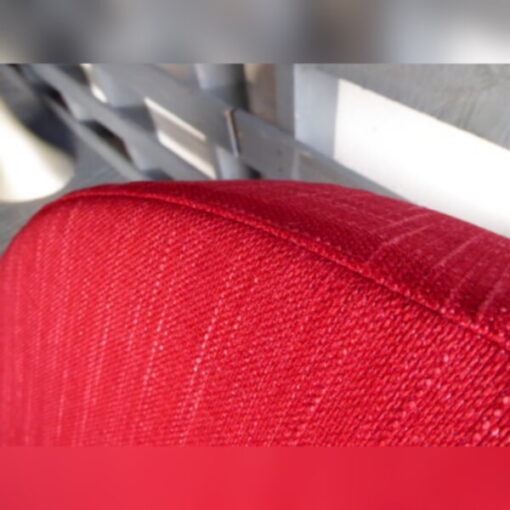 Ercol 203 Seat and Back Cushion in Apple Red - Image 5