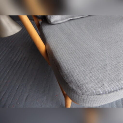 Ercol 203 Seat and Back Cushion in Silver Grey Thread - Image 2