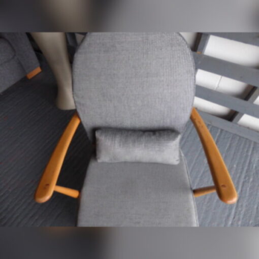 Ercol 203 Seat and Back Cushion in Silver Grey Thread - Image 4