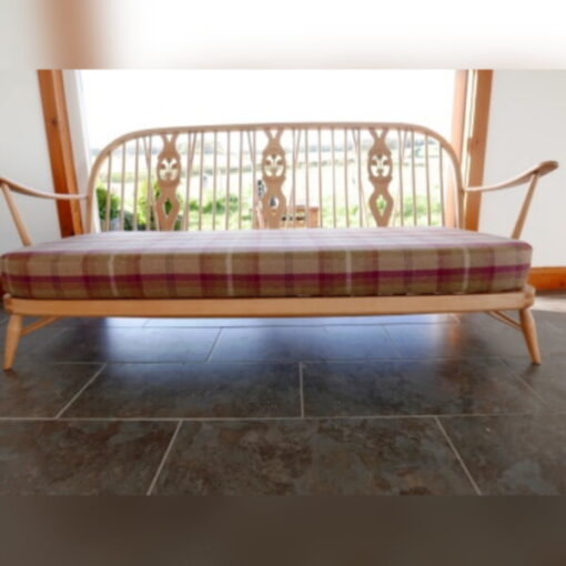 Ercol 203 3 Seater Mattress and Back Cushions in Porter and Stone Balmoral Heather - Image 6