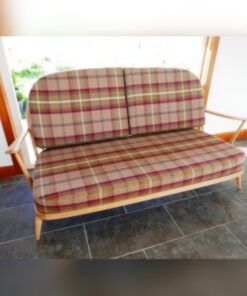 Ercol 203 3 Seater Mattress and Back Cushions in Porter and Stone Balmoral Heather