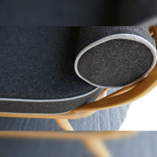 Ercol 203 3 Seater Mattress and Back Cushions in Porter and Stone Balmoral Heather - Image 8
