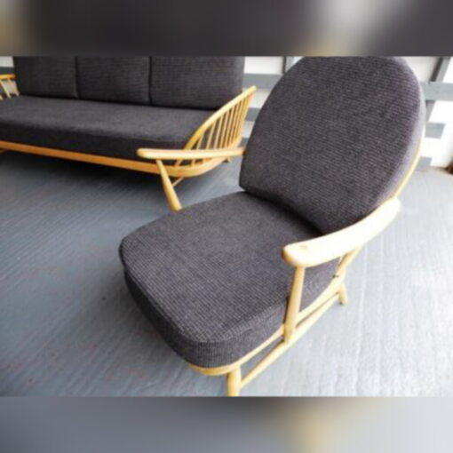 Ercol 203 Seat and Back Cushion in Galgate Grey - Image 6