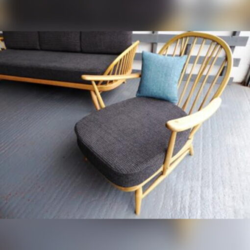 Ercol 203 Seat Cushion in Galgate Grey - Image 2