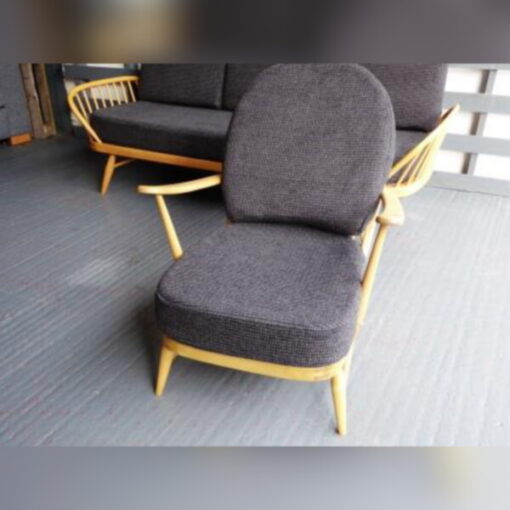 Ercol 203 Seat and Back Cushion in Galgate Grey - Image 5