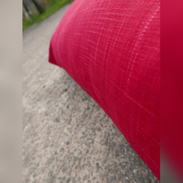 Massive Floor Cushion 36 x 36 inches Apple Red - Image 2