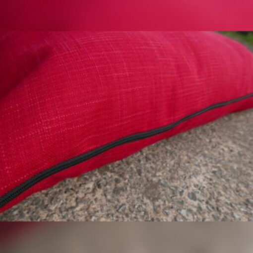 Massive Floor Cushion 36 x 36 inches Apple Red - Image 4