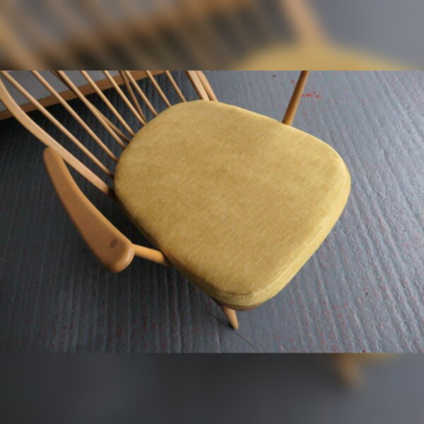 Ercol 203 Seat Cushion only in Ross Fabric Raffles Mustard