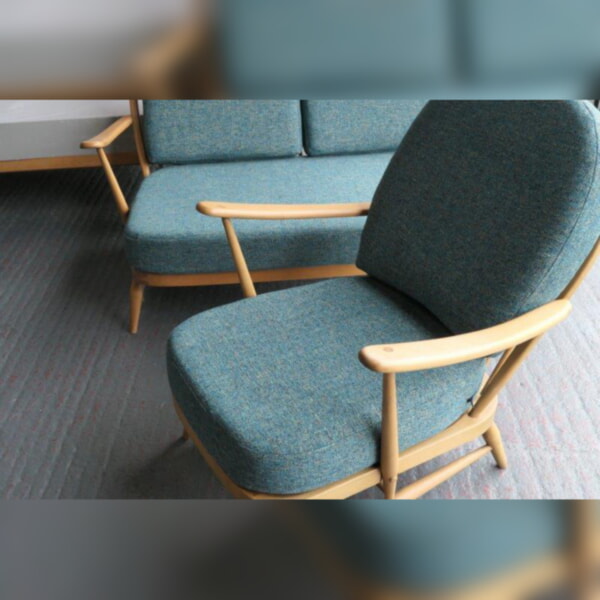 Ercol 203 Seat & Back Cushions in Cristina Marrone Hedgerow