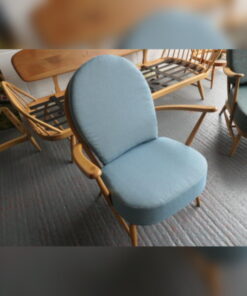 Ercol 305 Seat & Back Cushions Ice Blue