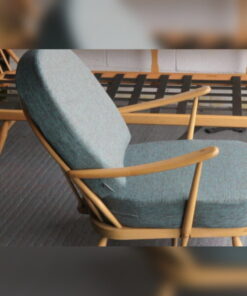 Ercol 203 Seat & Back cushions only in Teal Grey Weave