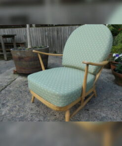 Ercol 203 Seat & Back cushions in Ross Fabric Faremont Lattice Celadon