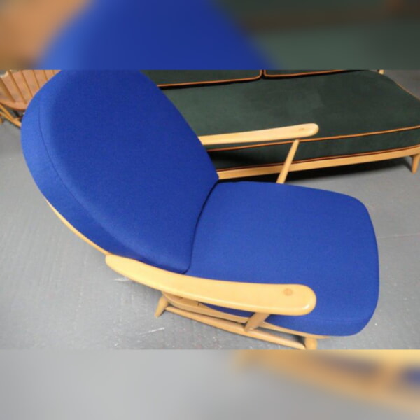 Ercol 203 Seat & Back cushions only in Westminster Blue