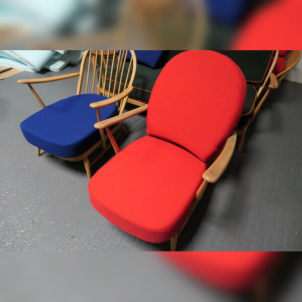 Ercol 203 Seat & Back cushions only in Westminster Red