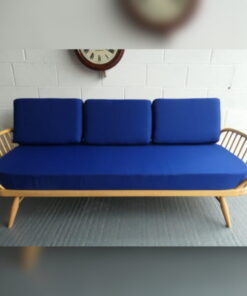 Ercol Daybed- Studio Couch cushions only in Westminster Blue