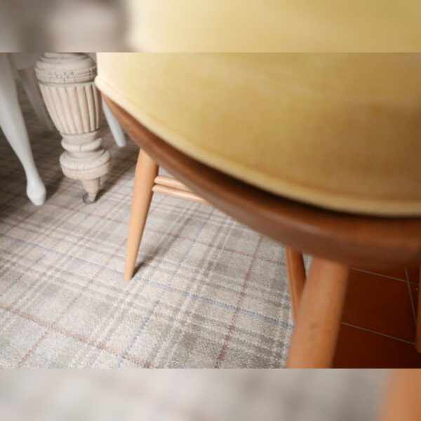 Ercol 365 Dining Seat Cushion and Cover in Soft Primrose - Image 5