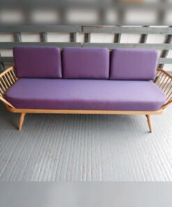 Ercol 355 Studio Couch Subtle Red Blue Mix for purple effect 92% wool