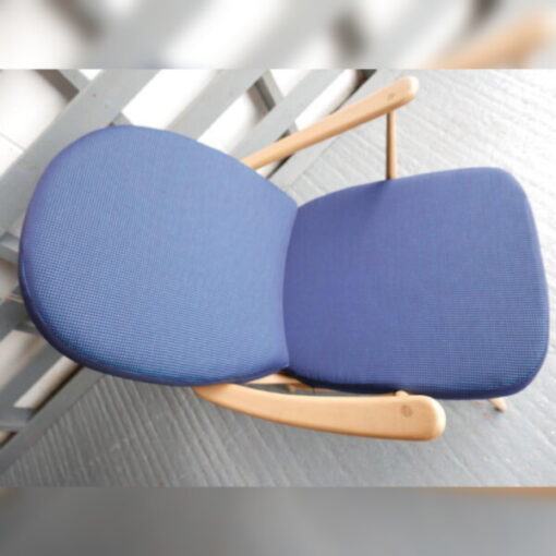 Ercol 203 Seat and Back Cushion in Queen's Blue Navy 92% wool - Image 5