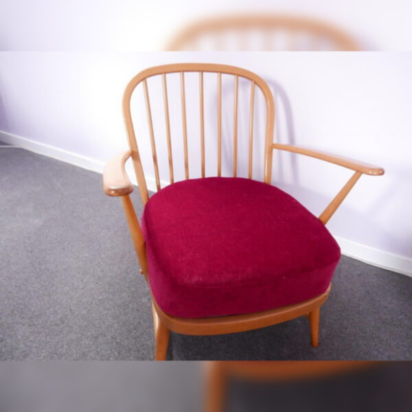 Ercol 334 Seat Cushion Ross Fabrics Pimlico Rouge SR 16022