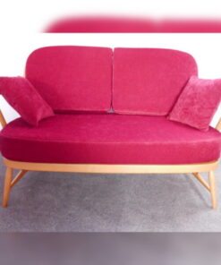 Ercol 334 2 Seater Seat & Back Cushions Ross Fabrics Pimlico Rouge SR 16022