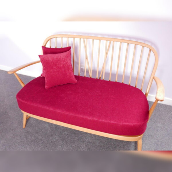 Ercol 334 2 Seater Cushion Ross FabricsPimlico Rouge SR 16022 - Image 4