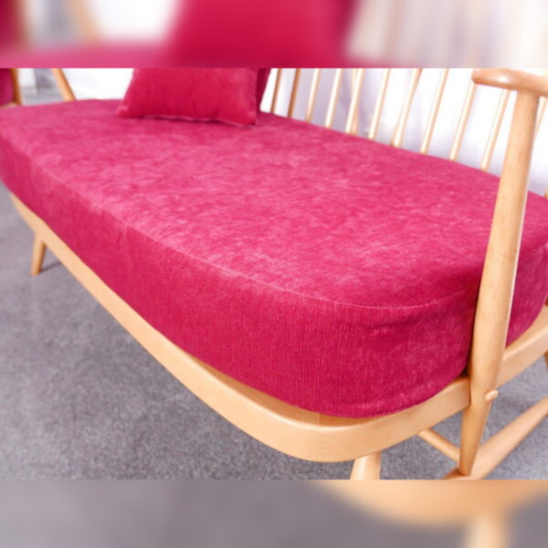 Ercol 334 2 Seater Cushion Ross FabricsPimlico Rouge SR 16022 - Image 6
