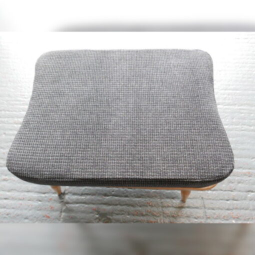 Ercol 341 Footstool Cushion in our Galgate Charcoal - Image 2