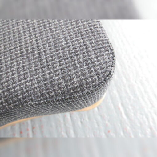 Ercol 341 Footstool Cushion in our Galgate Charcoal - Image 4