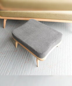 Ercol 341 Footstool Cushion in our Galgate Charcoal